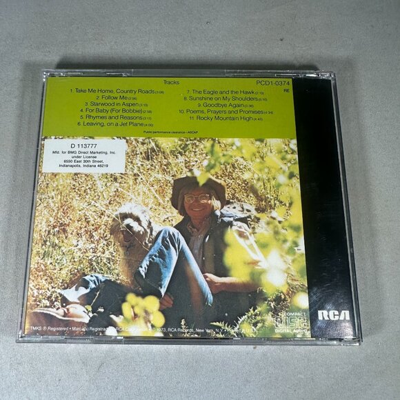 John Denvers Greatest Hits CD 1973 RCA Release Folk/Country Music Collection - Picture 2 of 3